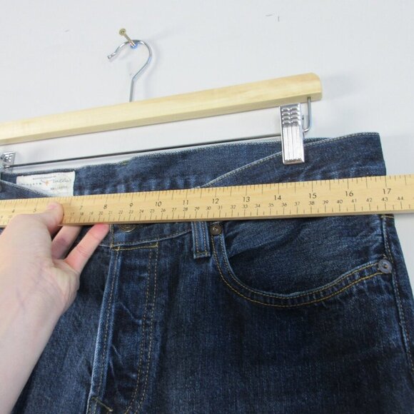 Imogene & Willie Barton Jeans Men 33X31 Blue 100% Cotton Slim Straight Denim 676 - Picture 14 of 16